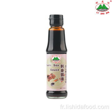 Sauce de soja de sushi de bouteille en verre de 150ml